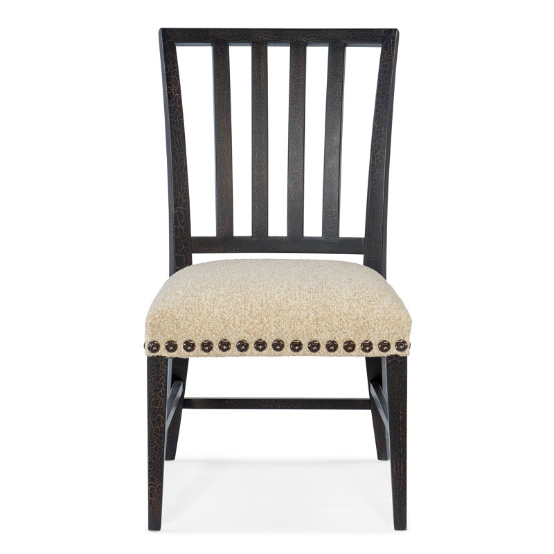 Big Sky Upholstered Side Dining Chair, Black
