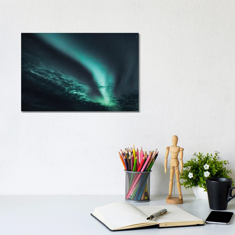 Night Sky by Luke Anthony Gramme - Wrapped Canvas Painting, 20.32 cm H x 30.48 cm W