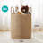58L Jute Laundry Hamper with Handles