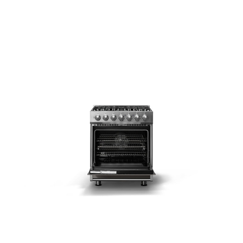 Viking30"W./24"D. Sealed Burner Range-5 Burners, Natural Gas, Damascus Gray, Dual Fuel