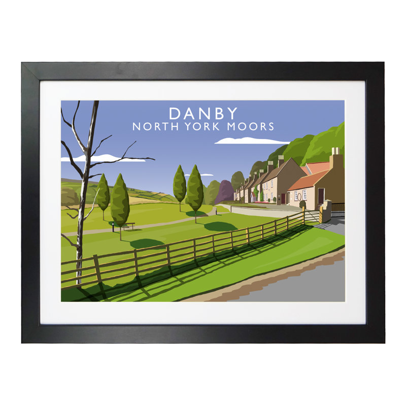 1 Piece Wall Art, 44 cm H x 54 cm W x 2.2 cm D, Black Wood Frame