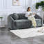 Canapés convertibles à compression, fauteuil inclinable 86 po Chenille
