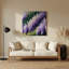 Art mural en métal Botanical Lilacs Beige-1417052438