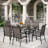Leonard 6 - Person Patio Dining Set with