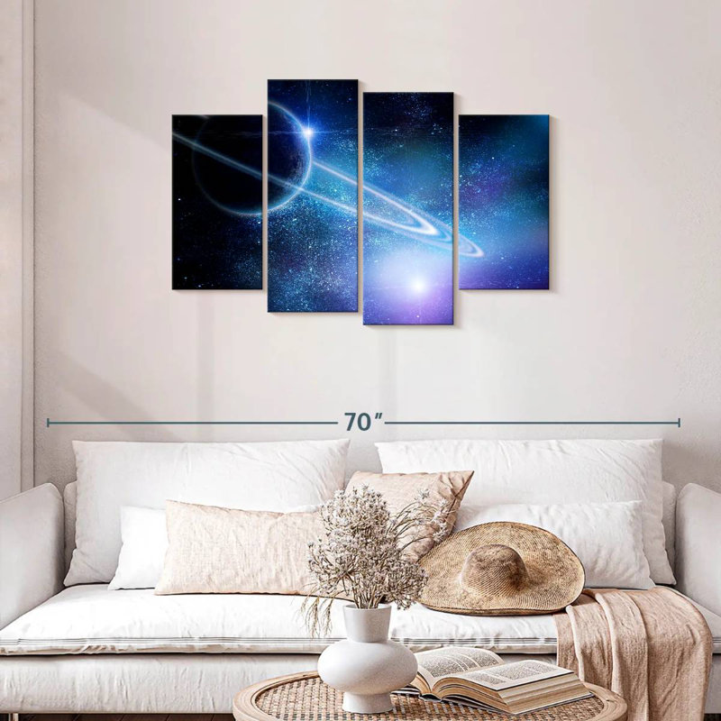 Oberle Ringed Saturn, 27" H x 43" W