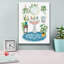 «Urban Jungle Bath 3 No Cat» par Mary Urban, art mural sur toile, 20 po x 24 po-1327234483