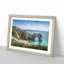 Durdle Door Cliffs in Dorset - Picture Frame Painting Print-56633944-56633957