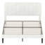 Double Bed Frame with Adjustable Headboard Velvet Upholstered-31900065