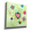 «Swirling Big Heart» par Art Licensing Studio, art mural sur toile, 37 po x 37 po