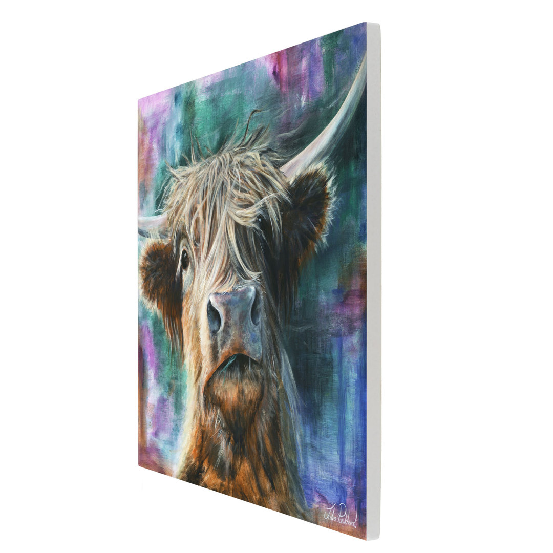PANKHURST GALLERY HECTOR HIGHLAND COW 200X200