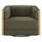 Upholstered Swivel Barrel Accent Arm Chair-124505313