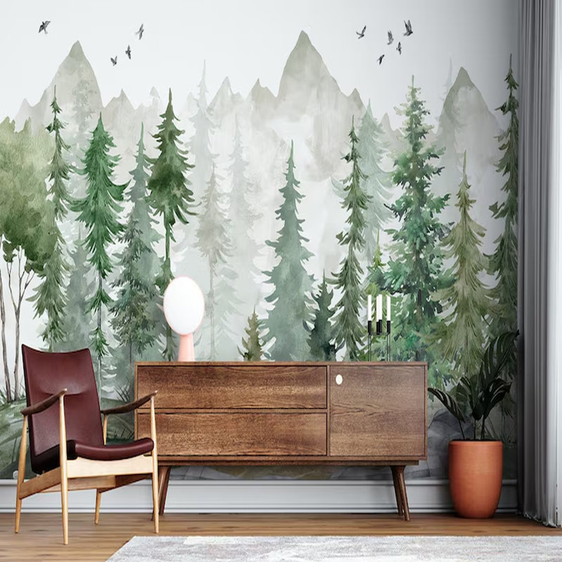 Misty Mountain Forest Adventure, 236" L x 117.96" W