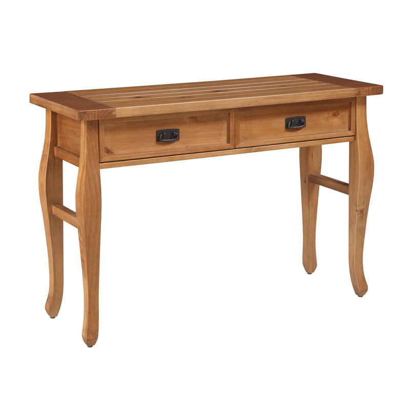 Bernnadette 44.02'' Solid Wood Top Console Table