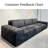 Coussin modulaire 100% polyester-107264623-107264620