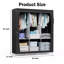 Organisateur de garde-robe portatif avec housse Rebrilliant-1722813311