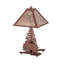 Rustic Lodge Table Lamp