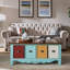 Table basse de style rétro américain