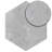 Dakota Hexagon 7.87 in. x 9.45 in. Matte Porcelain  Floor and Wall Tile-79122833