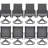Set of 2 Swivel Outdoor Patio Chair with Padded PVC-coated polyester Fabric for Backyard, Balcony, and Garden