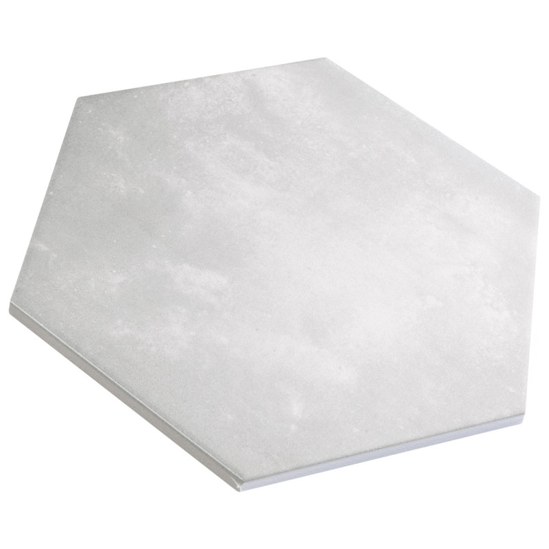 Horizon Hex 7-3/4" x 9"Porcelain Wall & Floor Tile, Gris