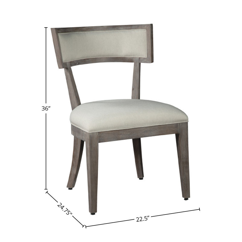 Metro 23" Wide Side Chair, Gray Sedona Finish