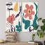 «Retro Silhouettes of Flowers II», ensemble de 2 impressions-1136654665-1136654664