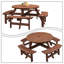Table de pique-nique d'extérieur Raeis-322077092