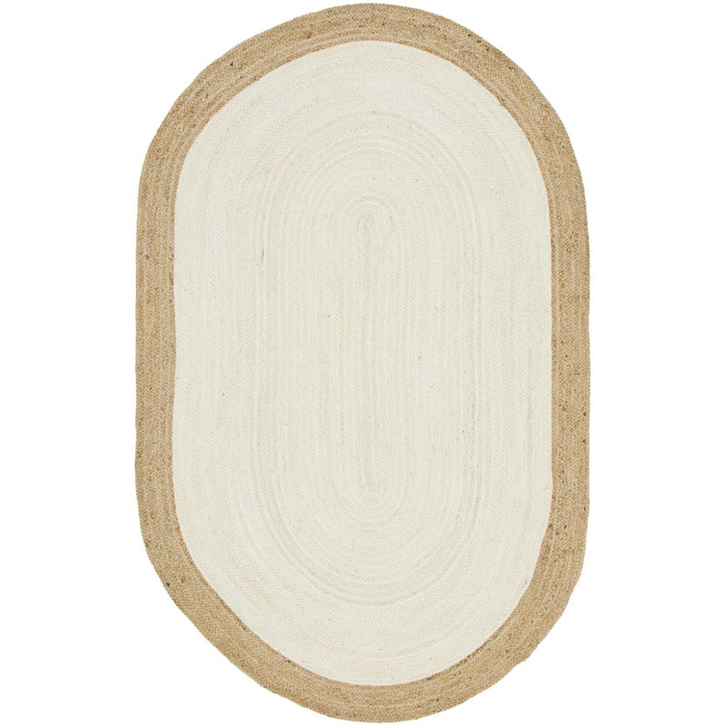 Ayako Jute/Sisal Indoor Rug, Oval 5' x 8'