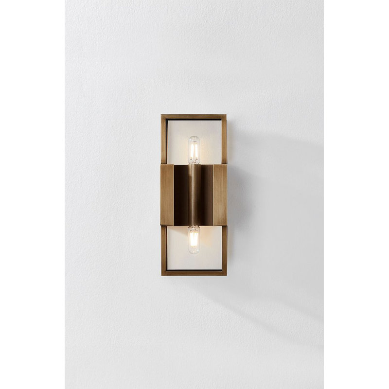 Santa Clara 2 Light Wall Sconce, 13.25" H x 5.5" W x 5.5" D