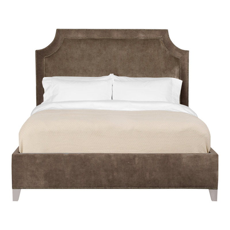Audrey/Asher Solid Wood Bed, Nadia Earth, Yes, Dove Gray