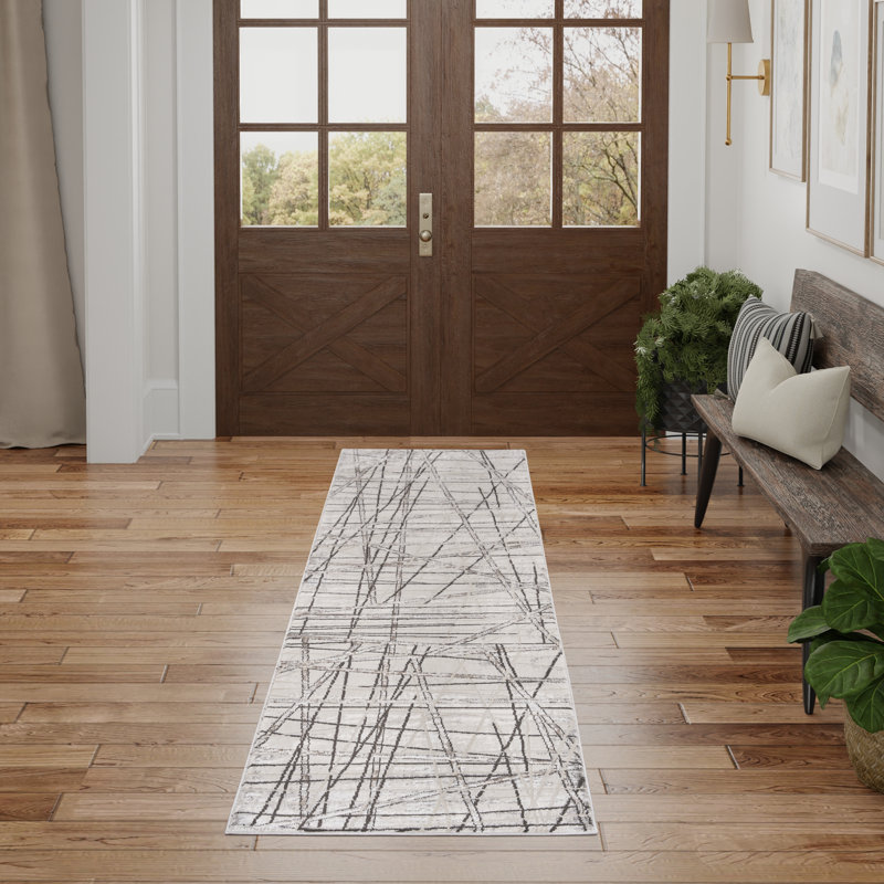 Almaas Abstract Area Rug, Runner 69 x 229cm 