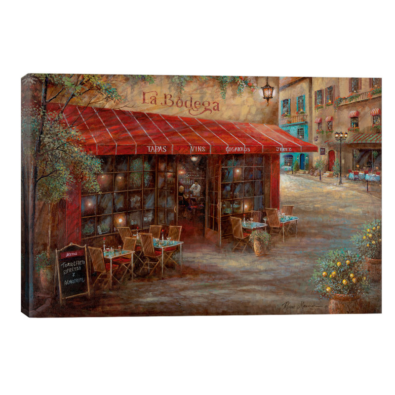 La Bodega by Ruane Manning - Wrapped Canvas Painting, 101.6 cm H x 66.04 cm W x 1.91 cm D