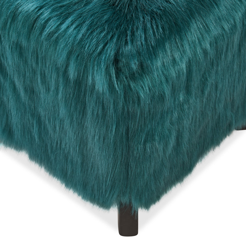 Frazier 45cm Wide Square Solid Colour Cube Ottoman