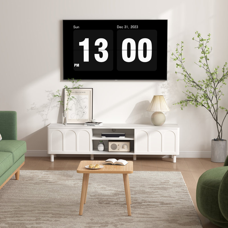 63'' Media Console, White