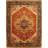 Harlow Oriental Rust Hand Knotted Wool Traditional Geometric Area Rug-16327758