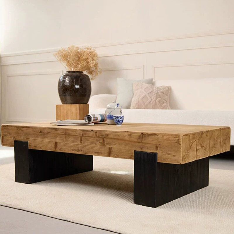 Table basse American, H 17,7 po x L 55,1 po x l 23,6 po