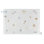 Tapis rectangulaire en coton touffeté à la main abstrait 4 pi 7 po x 6 pi 7 po ivoire / blanc / vanille / bleu clair / gris perle / naturel / beige
