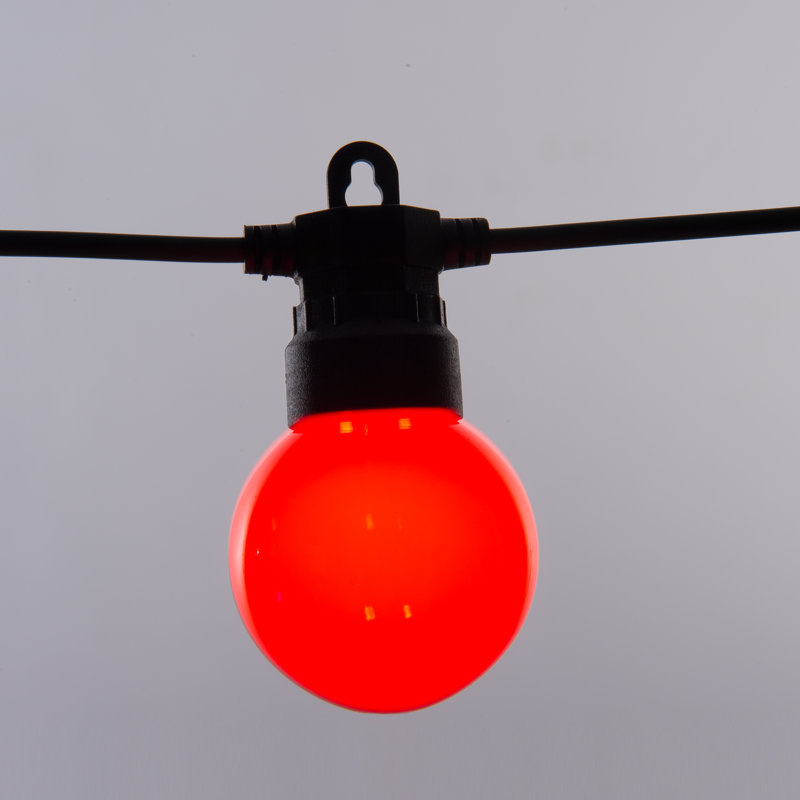 Outdoor 24 - Bulb 579'' Plug-in Globe String Light