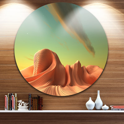 «3D Alien World», reproduction d'art graphique