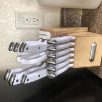 Farberware EdgeKeeper 14-Piece Forged Triple Rivet Kitchen Knife Block Set  knife kitchen kitchen knife set - AliExpress