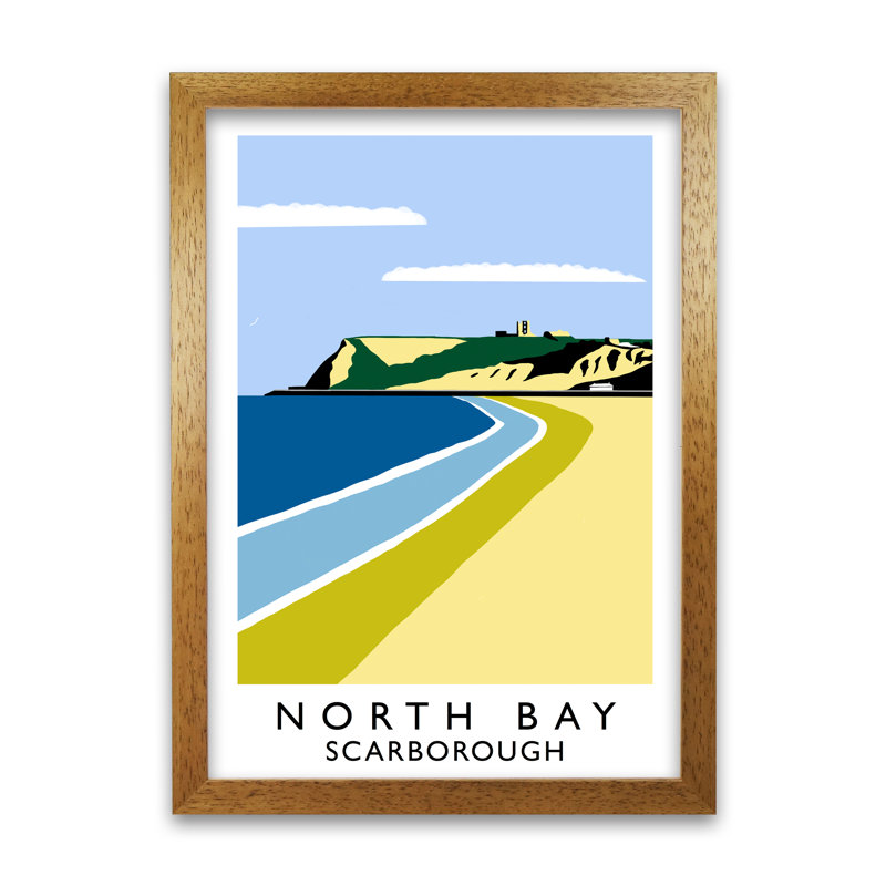 North Bay Scarborough by Richard O'Neill - Print, 84.1 cm H x 59.4 cm W, No Framed