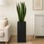 Grand pot à fleurs en argile texturée MGO avec trous pour percer Amelyne-1200347613-1200347612