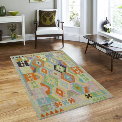 Kelwunn Wool Geometric Rug