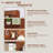 Wall Mounted Full Length Mirror, Full Body Mirror with Shelf, Full Body Mirror with Hook Wall Mounted Mirror with Multifunctional Design Panel, Bedroom/Living Room/Entrance Walnut (47.6*15.7in)-2134894186