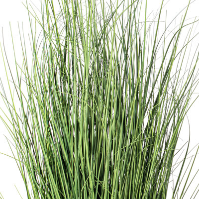 Kellan PVC Artificial Potted Green Curled Grass