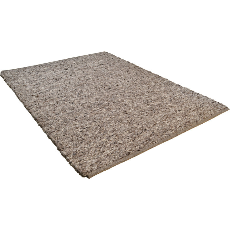 Sandy Wool Hand Woven Area Rug, Rectangular 190 x 290cm