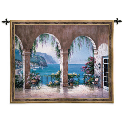 Cityscape, Landscape, Seascape Cotton Tapestry