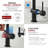 Single Handle 9 11/16" Matte Black Pull Down Dual Function Bathroom Faucet-123994902