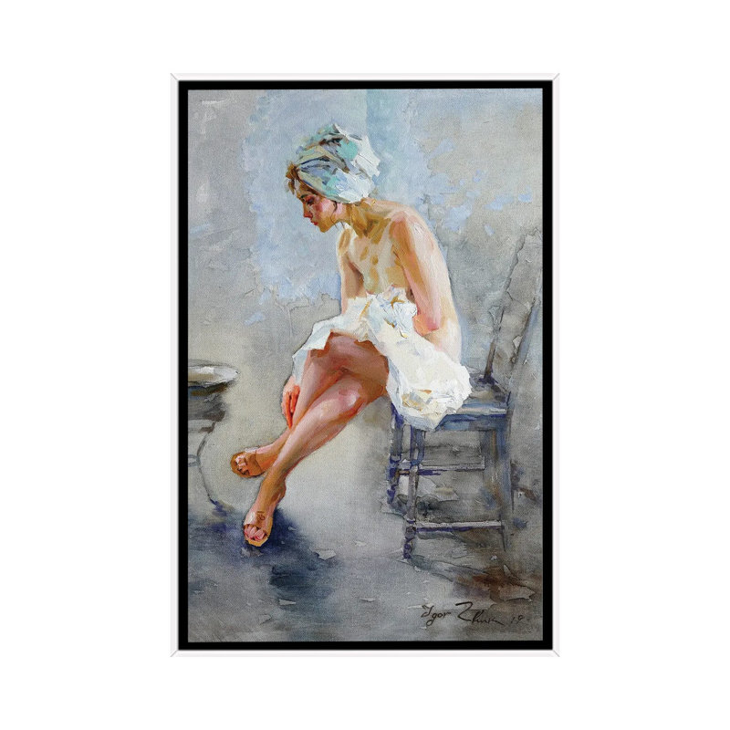 In The Bathroom by Igor Zhuk - Painting on Canvas