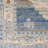 Oriental Machine Made Power Loomed Polyester Area Rug in Blue-1277027540